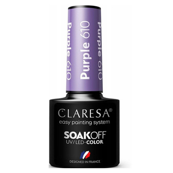 Claresa Lakier Hybrydowy Purple 610 5g