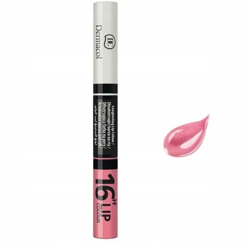 Dermacol 16h Lip Colour Długotrwała Błyszczyk Pomadka 2w1 Lakier Do Ust 14