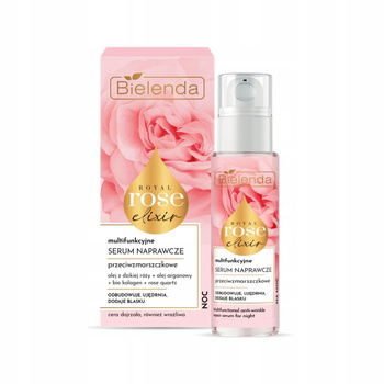 Bielenda Royal Rose Elixir Krem Przeciwzmarszczkowy Regenerujący 70+ 50ml