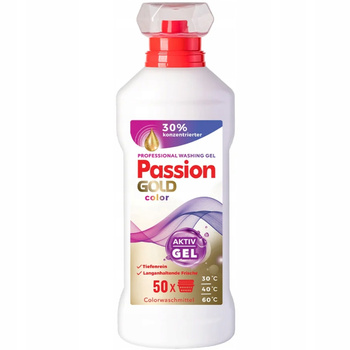 Passion Gold Color Aktiv Gel Żel Do Prania Kolorowego Kolorów 50 Prań 2L