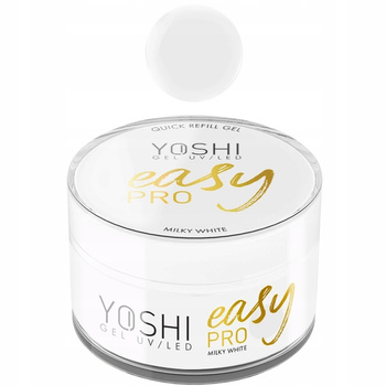 Yoshi Żel Budujący UV LED Gel Easy Pro Milky White Mleczny Biały 15ml