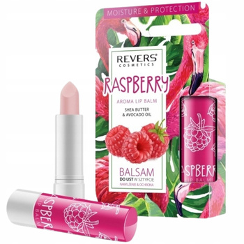 Revers Aroma Lip Ochronny Balsam Regenerująca Pomadka Do Ust Malinowa