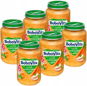 Bobovita Bio Obiadek Bataty Indyczek 6 x 250g