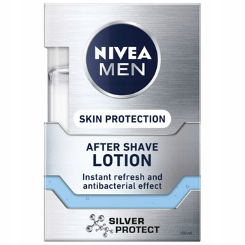 Nivea Men Silver Protect Orzeźwiająca Woda Po Goleniu z Jonami Srebra 100ml