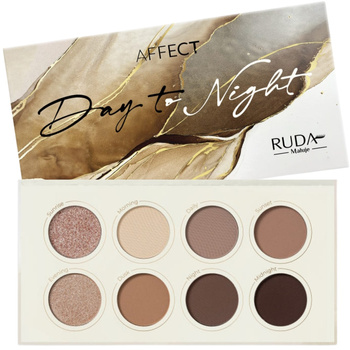 Affect Day To Night Paleta Cieni Do Powiek Nude Brązy Beże Mix Wykończeń