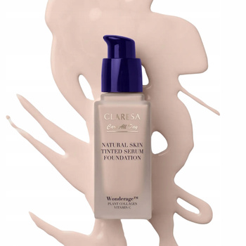 Claresa Care All Day Natural Skin Serum Podkład Do Twarzy 0N Fair Neutral