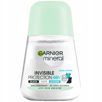 Garnier Antyperspirant w Kulce Invisible Protection 48h Clean Cotton 50ml