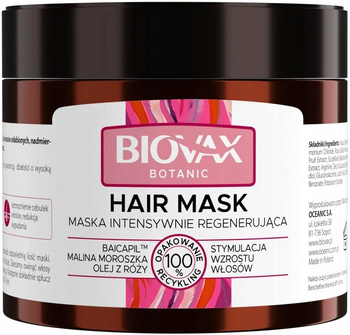 L'biotica Biovax Botanic Maska Baicapil 250ml