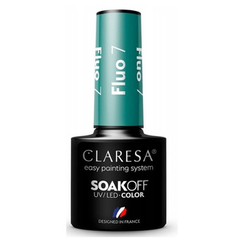 Claresa Lakier Hybrydowy Fluo 7 5g