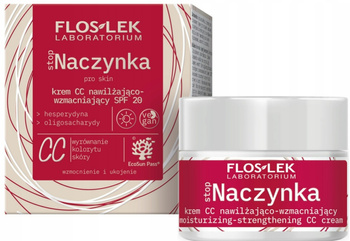 FlosLek Stop Naczynka Krem CC Nawilżająco Wzmacniający SPF20 Dzień 50ml