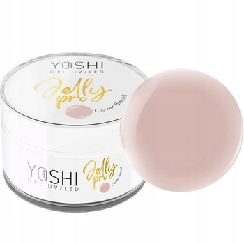 Yoshi Żel Budujący UV LED Jelly Pro Cover Biscuit Kryjący Jasno Beżowy 15ml