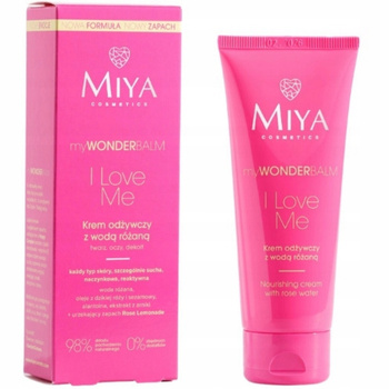 Miya myWONDERbalm I Love Me Odżywczy Krem Do Twarzy z Wodą Różaną 75ml
