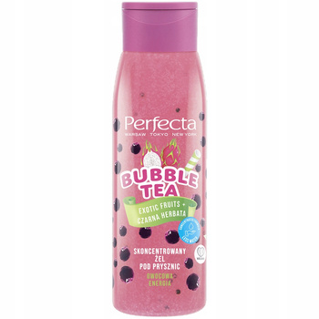 Perfecta Bubble Tea Żel Pod Prysznic Egzotyczne Owoce Czarna Herbata 400ml