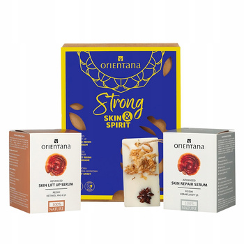 Orientana Zestaw Prezentowy Power Skin For Men Krem 50ml Balsam Po Goleniu