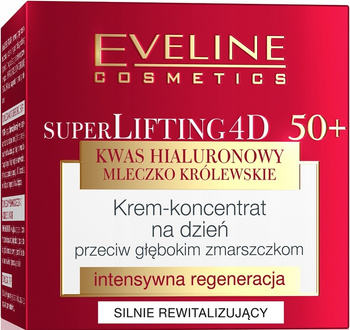 Eveline Super Lifting 4D Krem Koncentrat Rewitalizujący Na Dzień 50+ 50ml