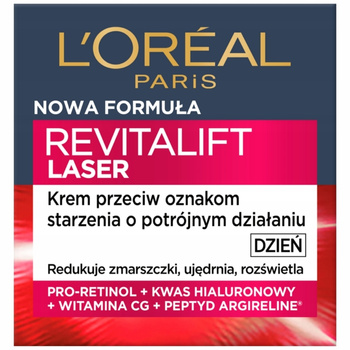 Loreal Revitalift Laser X3 Krem Do Twarzy Peptydy Pro Retinol Na Dzień 50ml