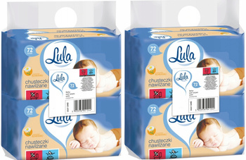 Lula Chusteczki Nawilżane Rumianek 4x72 sztuki