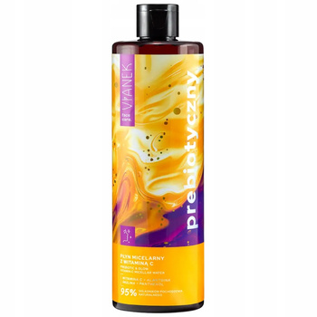 Vianek Prebiotyczny P艂yn Micelarny Do Twarzy Demakija偶u z Witamin膮 C 400ml