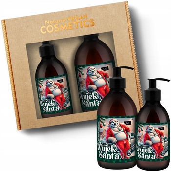 LaQ Zestaw Prezentowy Wujek Santa Męski Żel Pod Prysznic Szampon Do Włosów