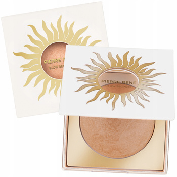Pierre Rene Glow Bronzer Do Twarzy Wypiekany w Kamieniu Golden Horizon 7,5g
