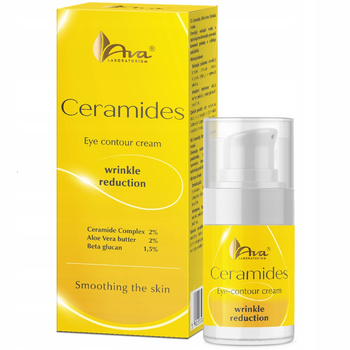 AVA Ceramidy Krem Pod Oczy Redukcja Zmarszczek Wygładzenie Skóry 15ml