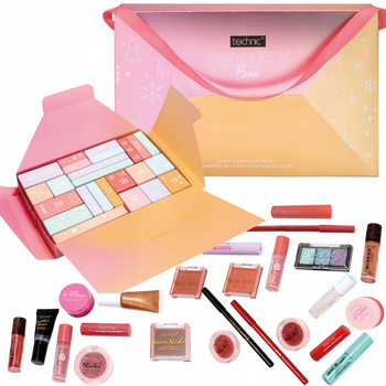 Technic Beauty Box Kalendarz Adwentowy z 24 Kosmetykami Zestaw Dla Kobiety