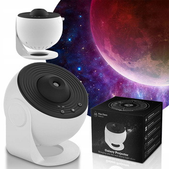 Projektor Obrotowy 360 Rzutnik Gwiazd Nieba Planet LED Lampka Dla Dzieci