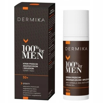 Dermika 100% For Men Krem Przeciw Zmarszczkom 50+