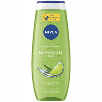 Nivea Lemongrass Oil Orzeźwiający Żel Pod Prysznic Trawa Cytrynowa 500ml