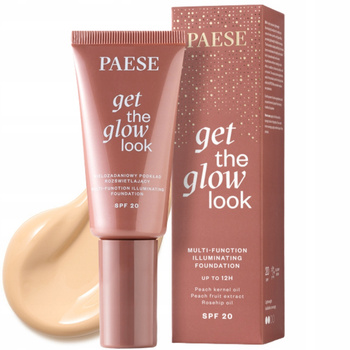 Paese Get The Glow Look Rozświetlający Podkład Do Twarzy 1N Light Beige