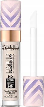 Eveline Liquid Camouflage Korektor Kamuflaż Wodoodporny 2.5 Light Peach