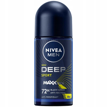 Nivea Men Deep Sport 72H z Czarnym Węglem Antyperspirant Męski w Kulce 50ml