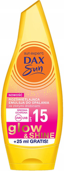 Dax Sun Rozświetlająca Emulsja Do Opalania SPF15