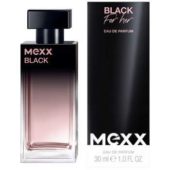 Mexx Black For Her EDP Damska Woda Perfumowana Nuty Kwiatowo Owocowe 30ml