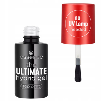 Essence Top Coat Hybrid Gel Lakier Nawierzchniowy Do Paznokci Żelowy 8ml