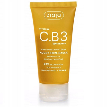 Ziaja C.B3 Nocny Krem Maska Nawilżający z Witaminą C.B3