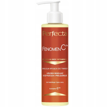 Perfecta Fenomen C Emulsja Myjąca Do Twarzy Oczyszcza i Pielęgnuje 200ml