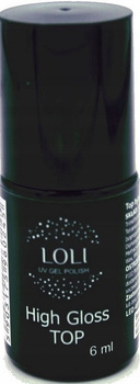 Loli High Gloss Top Lakier Hybrydowy Gel No Wipe