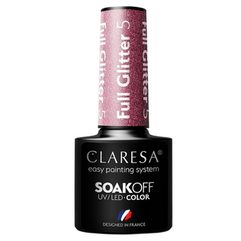 Claresa Lakier Hybrydowy Full Glitter 6 5g
