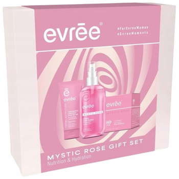 Evree Mystic Rose Zestaw Prezentowy z Kosmetykami Dla Kobiety Do Twarzy Rąk