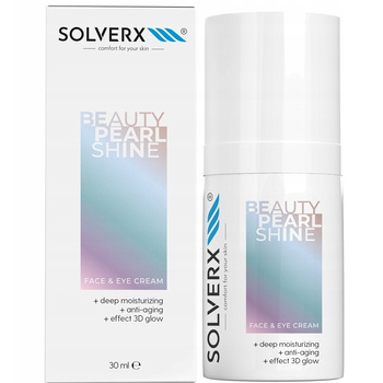 Solverx Beauty Pearl Shine Krem Do Twarzy Pod Oczy Rozświetlający 30ml