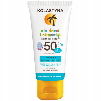 Kolastyna Wodoodporny Krem Dla Dzieci i Niemowląt +6M Ochrona SPF 50 75ml