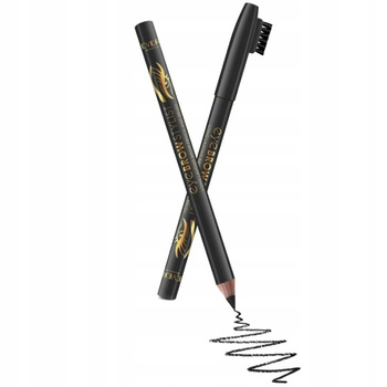 Revers Kredka Drewniana Ze Szczoteczką Do Brwi Eye Brow Stylist Czarna