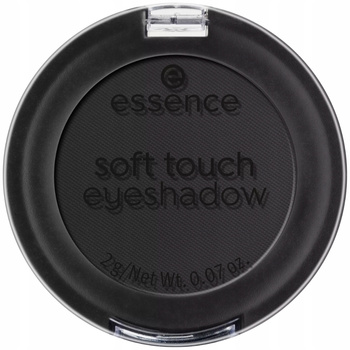 Essence Soft Touch Aksamitny Matowy Cień Do Powiek Czarny 06 Pitch Black
