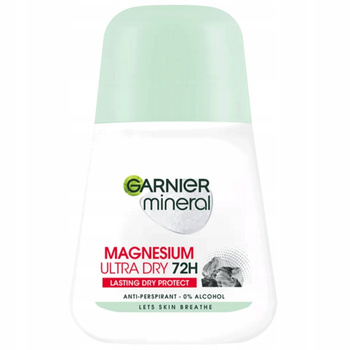 Garnier Antyperspirant Damski w Kulce Magnesium Ultra Dry Ochrona 72h 50ml