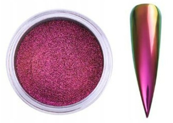 Pyłek Do Paznokci Efekt Lustra Różowy Aurora 01