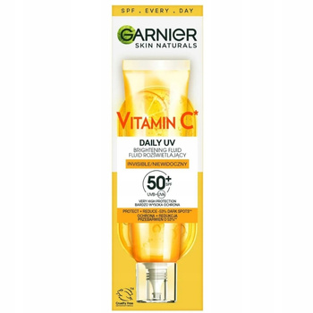 Garnier Vitamin C Rozświetlający Fluid Do Twarzy SPF 50+ Invisible 40 ml