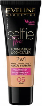 Eveline Selfie Time Nawilżająco Kryjący Podkład 2w1 05 Beige