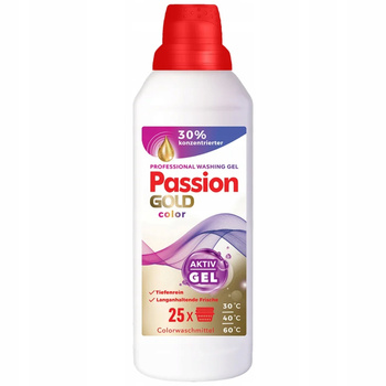 Passion Gold Color Aktiv Gel Żel Do Prania Kolorowego Kolorów 25 Prań 1L