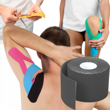 Taśma Kinesio Kinezjologiczna Plaster Tejpy Do Kinesiotapingu 5cm x 5m